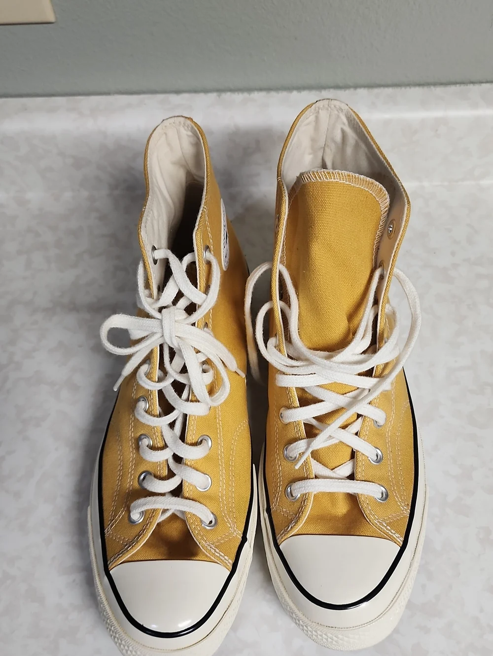 Converse Hi Sunflower Yellow Chuck Taylor All Star High Top M12..W14 number 1137